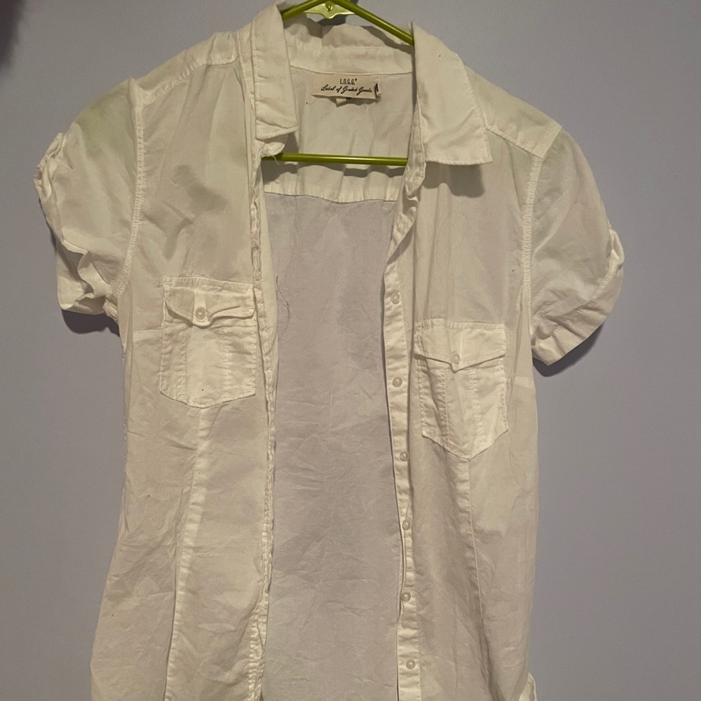 White Button Up Shirt